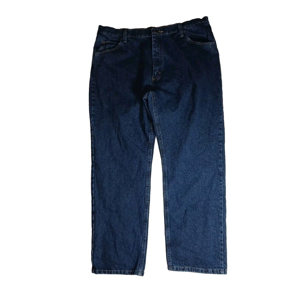 Wrangler 96501MR Men's Denim Straight Long Pants Blue  Jeans Size 40x30 Used
